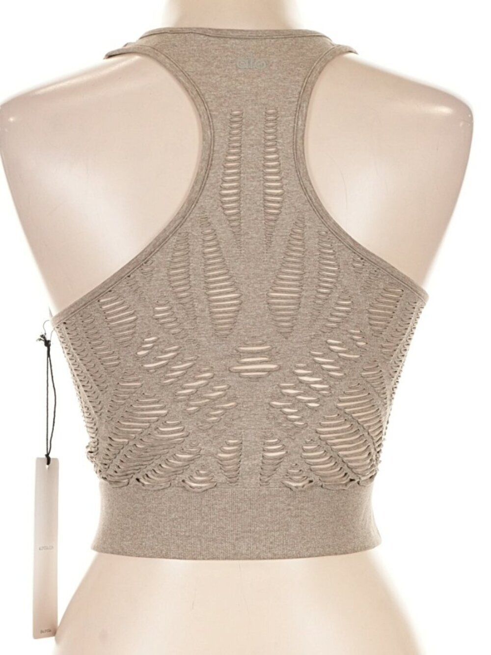 ALO Yoga Vixen Fitted Yoga Crop Tank Top - Picture 2 of 10
